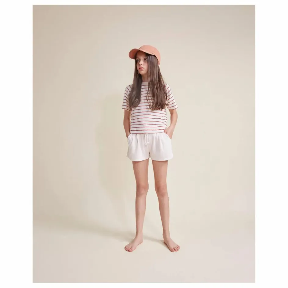 Best T-shirt Terry Rayures Eponge Coton Bio | Enfant Blouses, T-Shirts