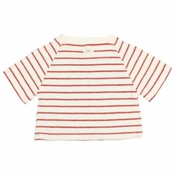 Best T-shirt Terry Rayures Eponge Coton Bio | Enfant Blouses, T-Shirts