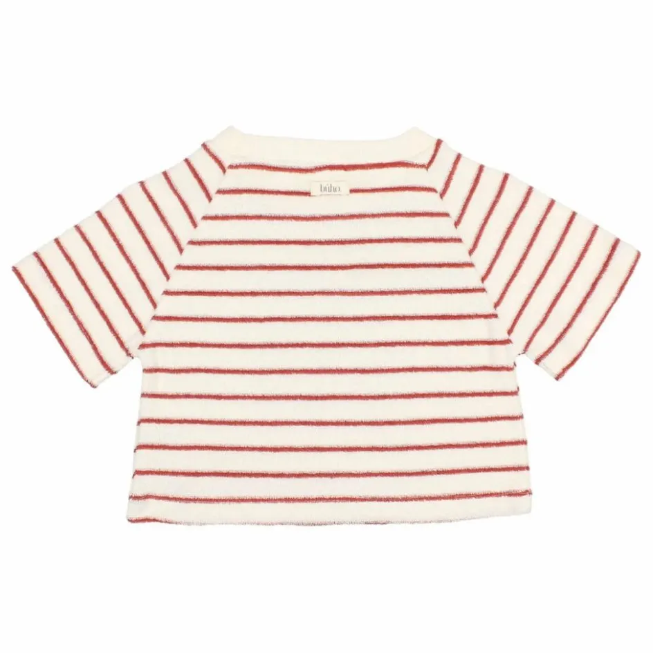 Best T-shirt Terry Rayures Eponge Coton Bio | Enfant Blouses, T-Shirts