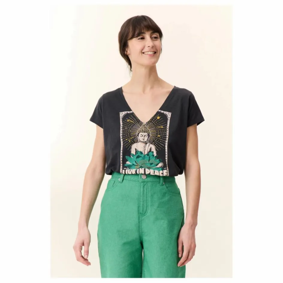 Femme Leon & Harper Tee-Shirts, Polos*T-shirt Tonton Yoga Coton Bio |