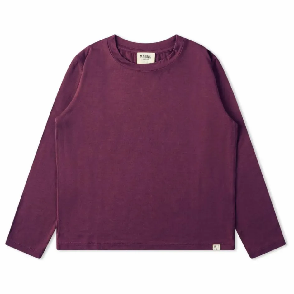 Discount Matona T-shirt Uni Modal | Aubergine