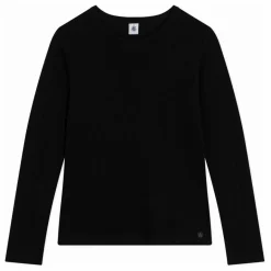 Petit Bateau T-shirt Uni Pointelle Coton Bio | Noir