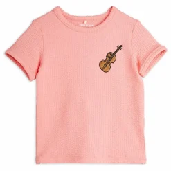 Enfant Mini Rodini T-Shirts, Chemises|Blouses, T-Shirts*T-shirt Violon Fibres Recyclées |