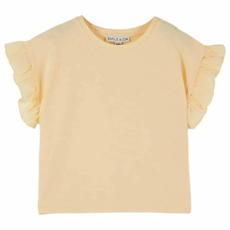 Emile et Ida T-Shirt Volant Eponge ||Enfant Blouses, T-Shirts