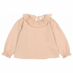 Búho T-shirt Volants Coton Bio | Rose