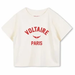 Enfant Zadig & Voltaire Blouses, T-Shirts|Blouses, T-Shirts*T-shirt Voltaire Paris Coton Bio |