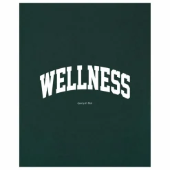 Outlet Sporty & Rich T-shirt Wellness Ivy Coton Recyclé | Vert foncé