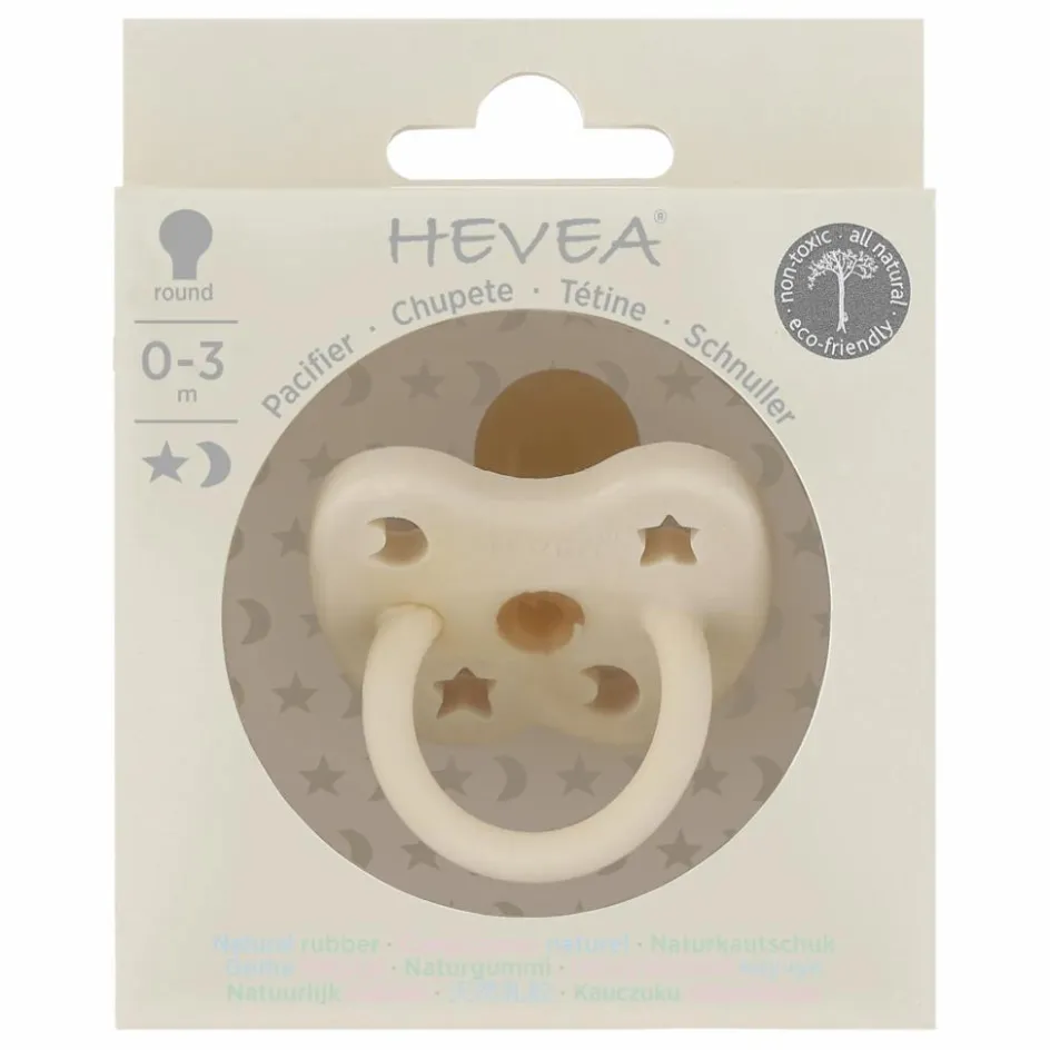 Hevea Tétine ronde en caoutchouc naturel | Lait