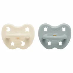 Hevea Tétines|Puériculture*Tétines physiologiques en caoutchouc naturel - Lot de 2 |