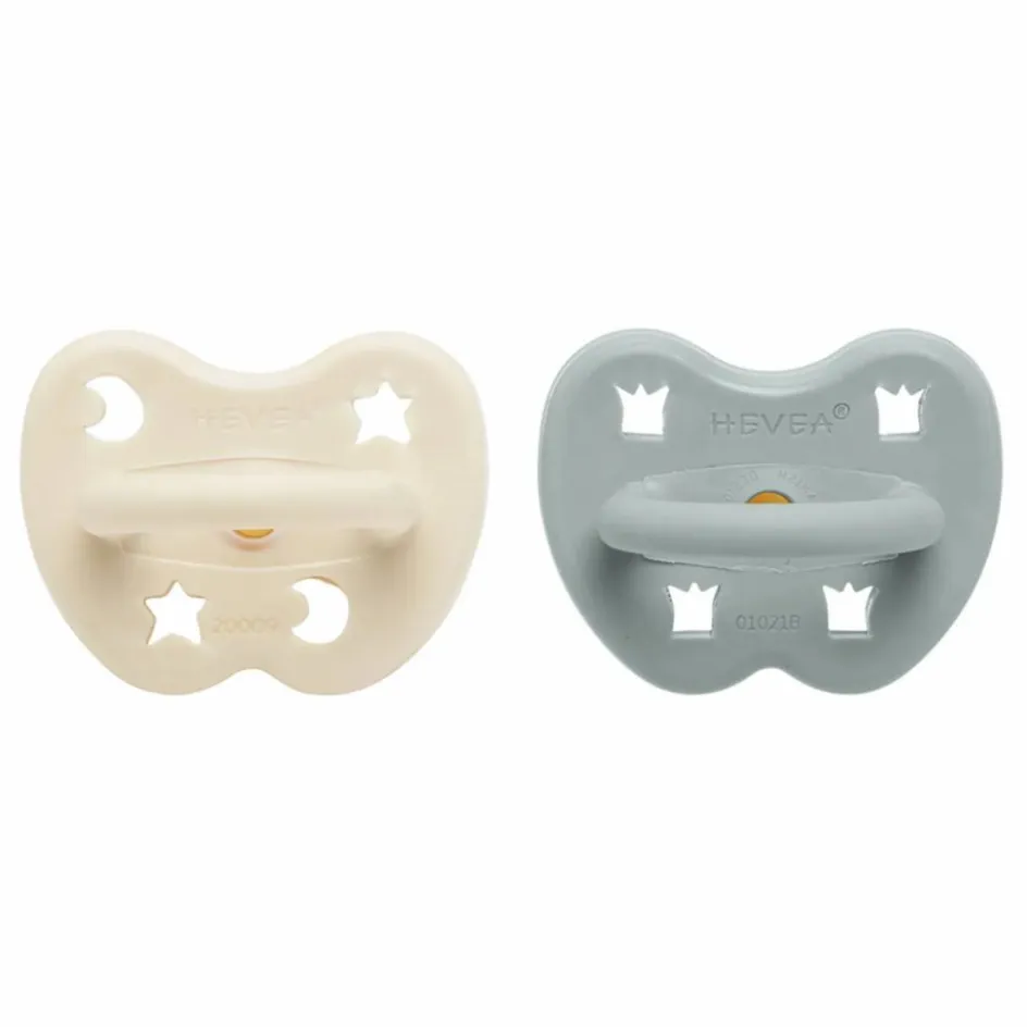 Hot Tétines rondes en caoutchouc naturel - Lot de 2 | Tétines|Puériculture