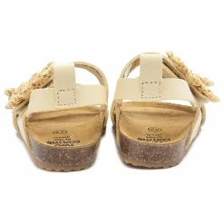 Sale Pèpè Two Co Me - Sandales Fleurs | Latte