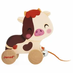 Outlet Janod Vache à promener Marron