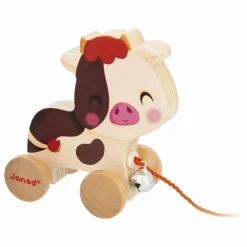 Outlet Janod Vache à promener Marron