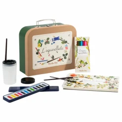 Moulin Roty Valise aquarelliste Le Jardin du Moulin Multicolore