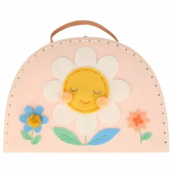 New Meri Meri Valisette avec fleurs brodées Multicolore