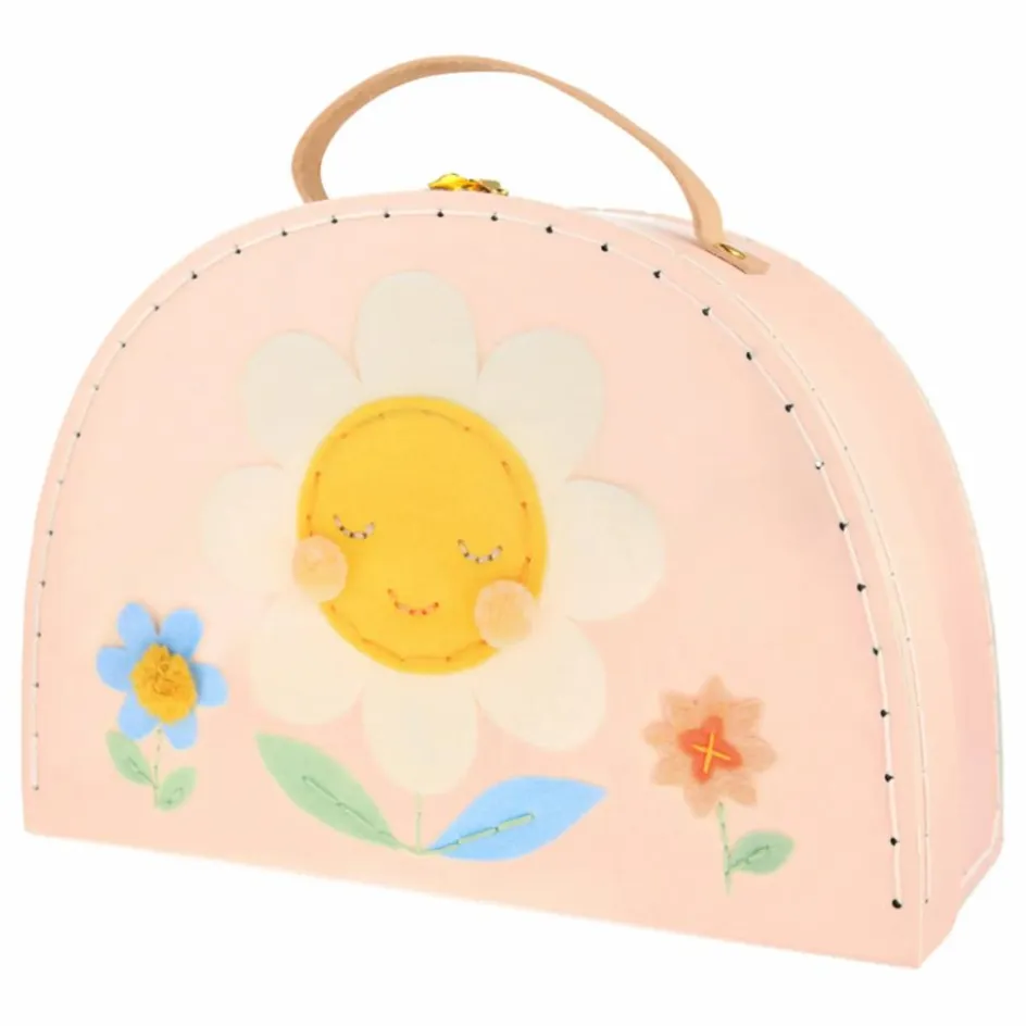 New Meri Meri Valisette avec fleurs brodées Multicolore