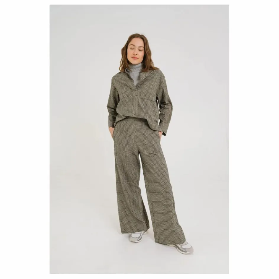 Sale Vareuse Maelie Scotty Carreaux | Femme Blouses, Chemises