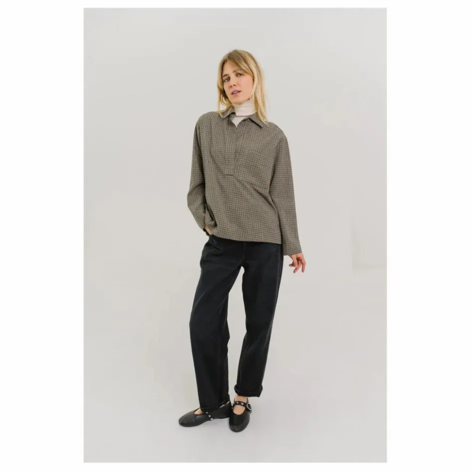 Sale Vareuse Maelie Scotty Carreaux | Femme Blouses, Chemises