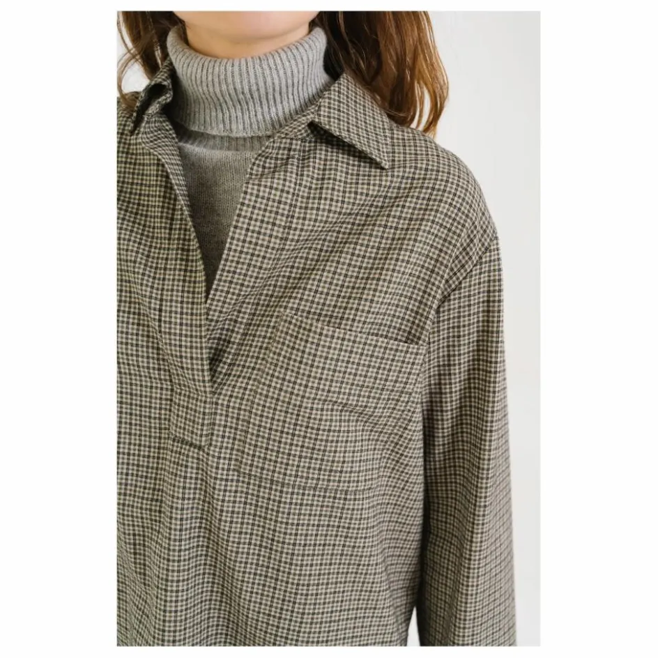Sale Vareuse Maelie Scotty Carreaux | Femme Blouses, Chemises