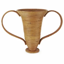 Outlet Vase Amphora en rotin Vases, Objets Déco