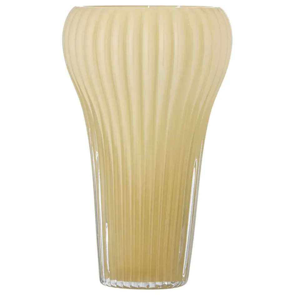 New Bloomingville Vase Averie en verre | Jaune