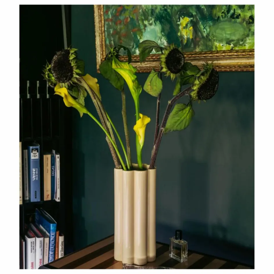 Online The Socialite Family Vase Duetto Solo en céramique | Beige