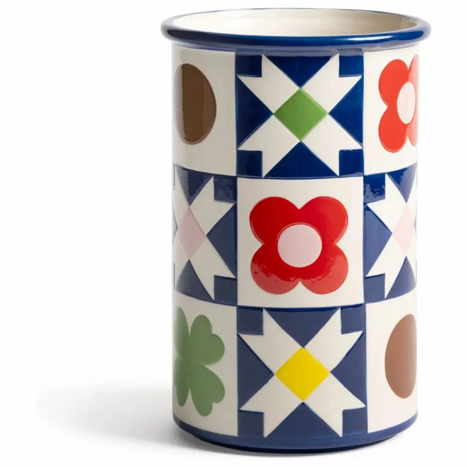 Online Vase en grès Courtepointe Vases, Objets Déco