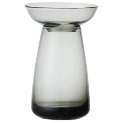 Clearance Kinto Vase en verre Aquaculture | Gris