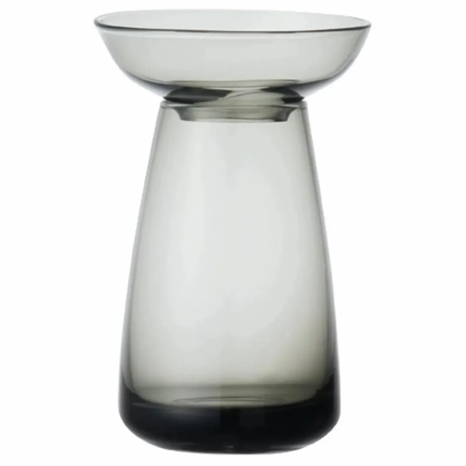 Clearance Kinto Vase en verre Aquaculture | Gris