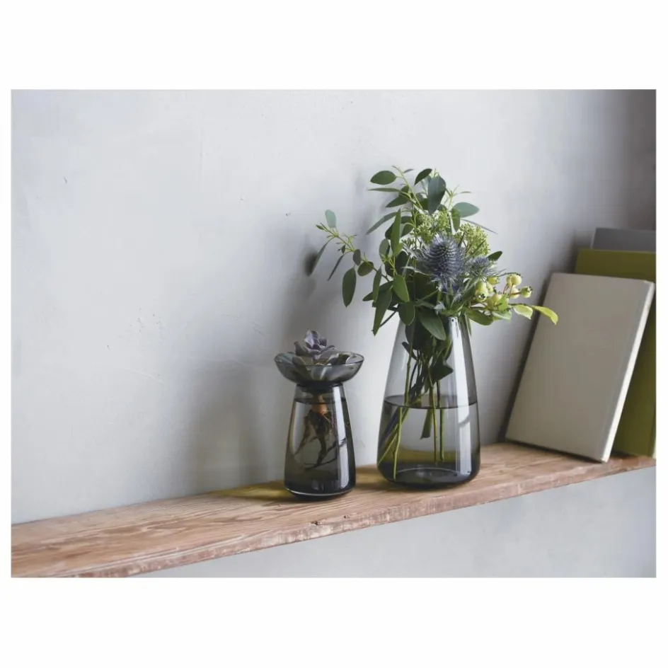 Clearance Kinto Vase en verre Aquaculture | Gris