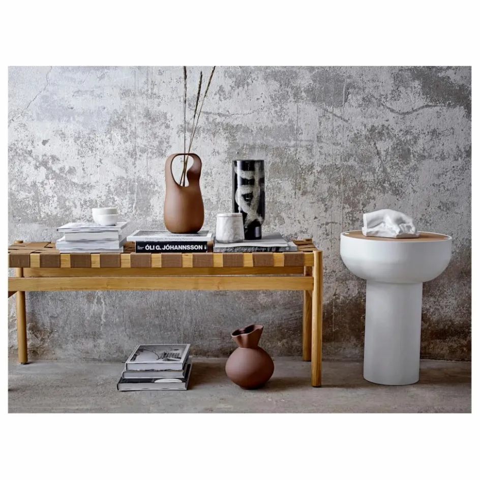 Bloomingville Vase Nicita en grès | Noisette