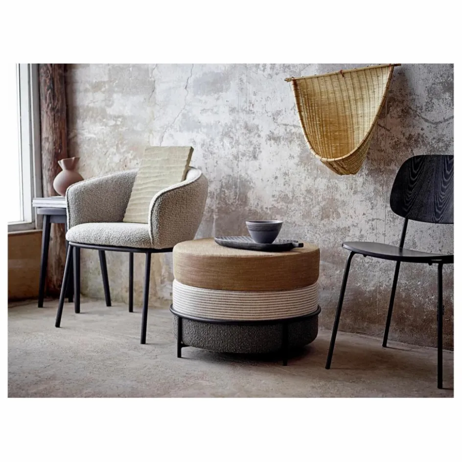 Bloomingville Vase Nicita en grès | Noisette