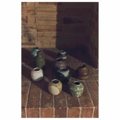HKliving Vases en grès - Set de 5 || Vases, Objets Déco