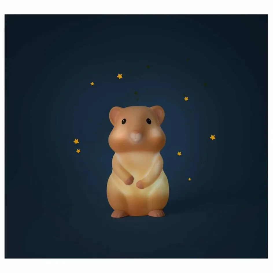 Hot Moulin Roty Veilleuse Hamster | Marron clair