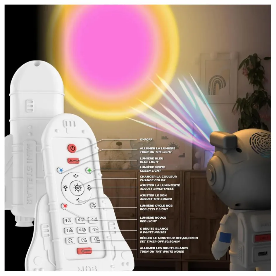 Outlet Veilleuse musicale Mini Stellar Enfant Mobiles, Veilleuses|Lampes, Veilleuses Enfant