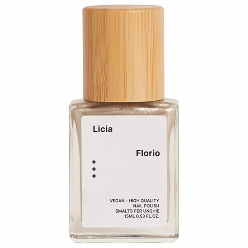 New Licia Florio Vernis à ongles Mother of Pearl - 15 ml | Argenté