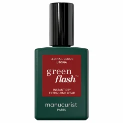Online Manucurist Vernis à ongles semi-permanent Green Flash - 15 ml | Utopia