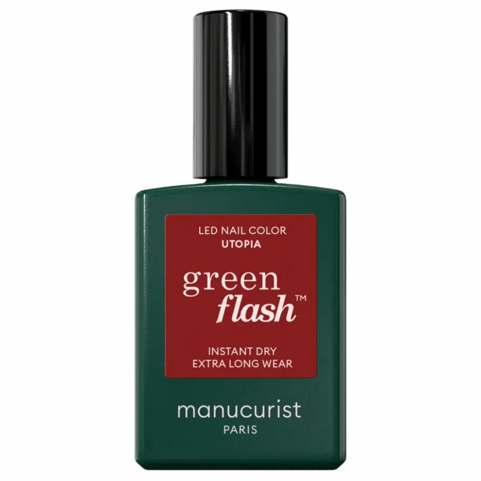 Online Manucurist Vernis à ongles semi-permanent Green Flash - 15 ml | Utopia
