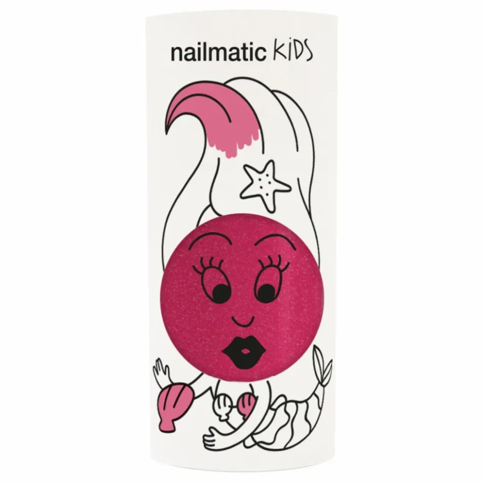 Best Nailmatic Kids Vernis à ongles Sissi pailleté - 8 ml | Rose