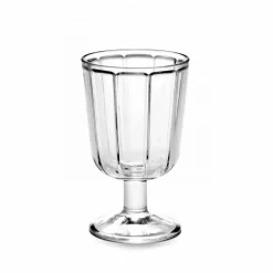 New Serax Verre à pied Surface, Sergio Herman Transparent