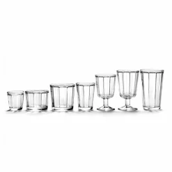 New Serax Verre à pied Surface, Sergio Herman Transparent
