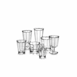 New Serax Verre à pied Surface, Sergio Herman Transparent
