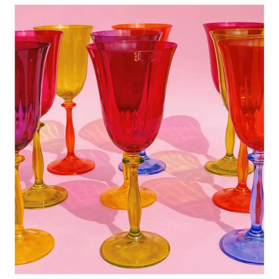 Best Anna + Nina Verre à vin Gardenia Multicolore