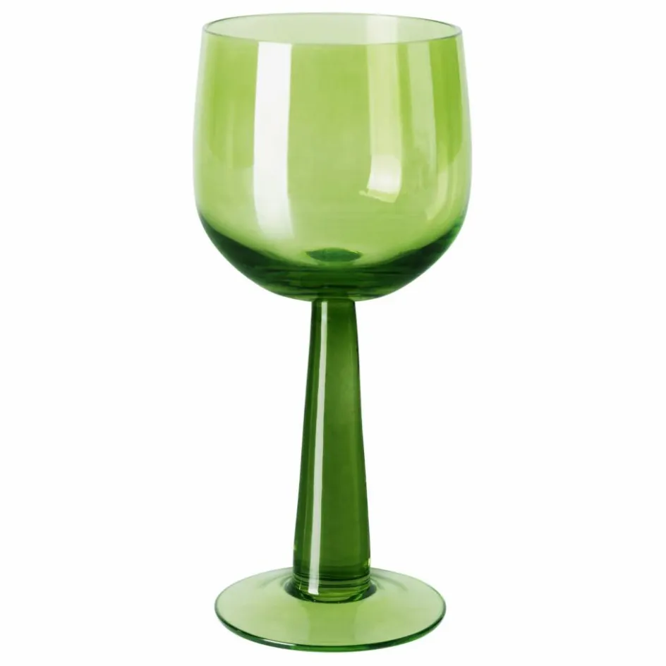 Sale HKliving Verre à vin The emeralds - Set de 4 | Jaune vert