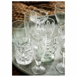 Hot Verre strié Art De La Table