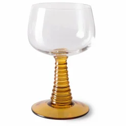 Outlet HKliving Verre Swirl | Ocre