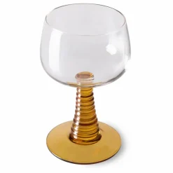 Outlet HKliving Verre Swirl | Ocre