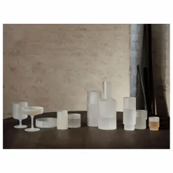 Discount Ferm Living Verres à vin Ripple - Set de 2 | Blanc