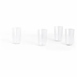New Hay Verres Angle - Set de 4 Transparent