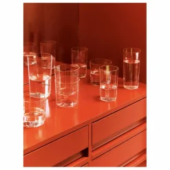 New Hay Verres Angle - Set de 4 Transparent